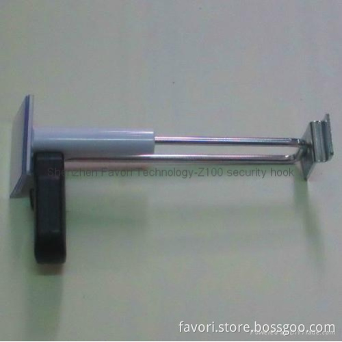 Z100 Slatwall Security Hook, Slatwall Anti-theft Hook,Slatwall Theftproof Hook,Slatwall Burglarproof Hook, Slatwall Locking Hook